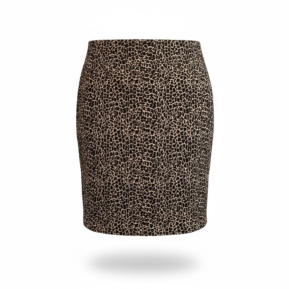 J CREW No 2 Pencil Skirt Leopard 12 | Brown Black Animal Mob Wife Old Money Y2K - Picture 2 of 13
